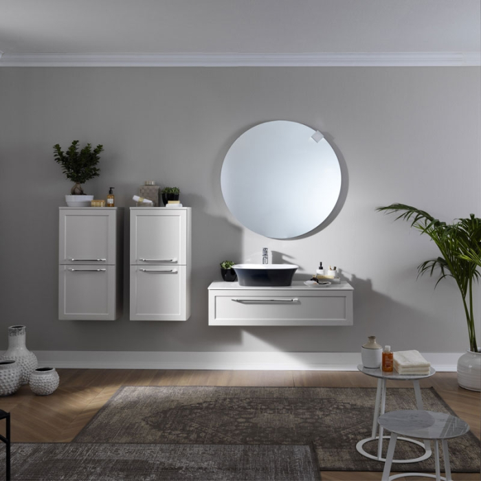 Masca cu blat pentru lavoar, Kolpasan, Blanche, 110 cm, alb [5]