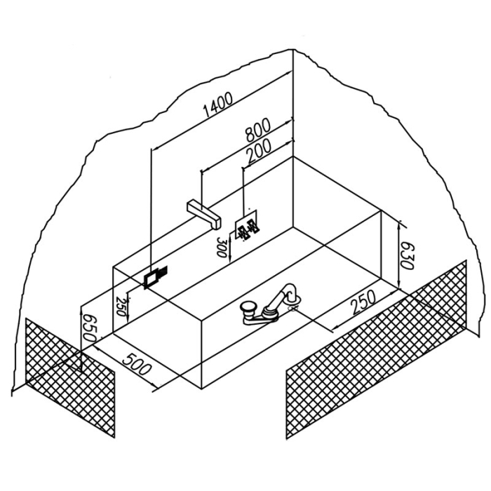 Masca frontala, Kolpasan, pentru cazile Betty si Elektra, alb [2]