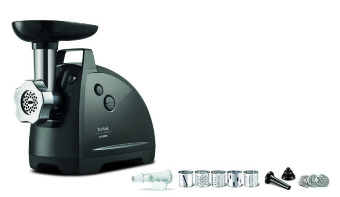 Masina de tocat carne HV8 PLUS 11IN1 Tefal NE685838, 2000W, 2.3kg carne/min, 5 accesorii pentru razuire, feliat, maruntire gheata, sos de rosii, kebbe [4]