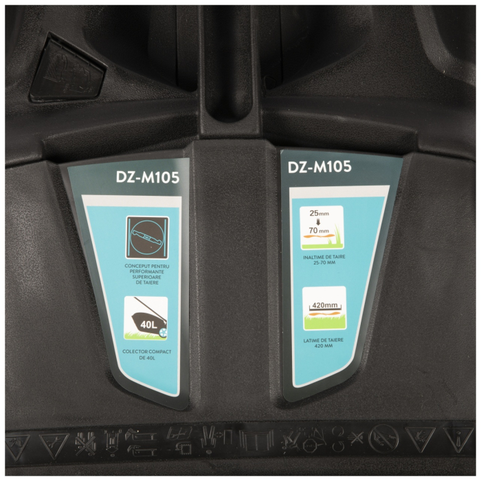 Masina de tuns gazon Detoolz, 3.5CP, 146CC, latime de taiere 43cm, colector 40L [6]