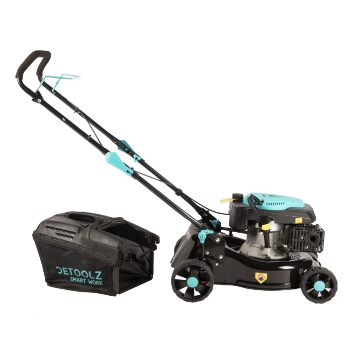 Masina de tuns gazon Detoolz, 3.5CP, 146CC, latime de taiere 43cm, colector 40L [3]