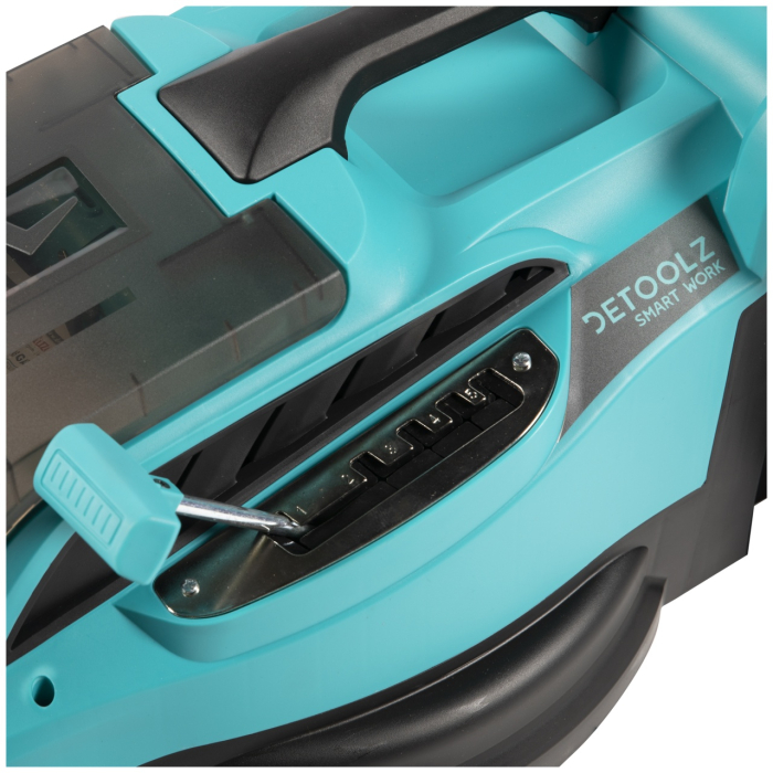 Masina de tuns gazon Detoolz, doua porturi 18V, latime de taiere 38cm, colector 36L [5]