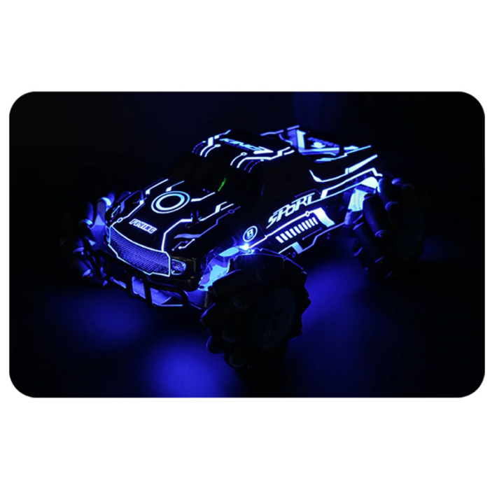 Masina teren 4x4 telecomandata role laterale drift gesturi, 27x22x13 cm, viteza 20 kmh, negru [2]