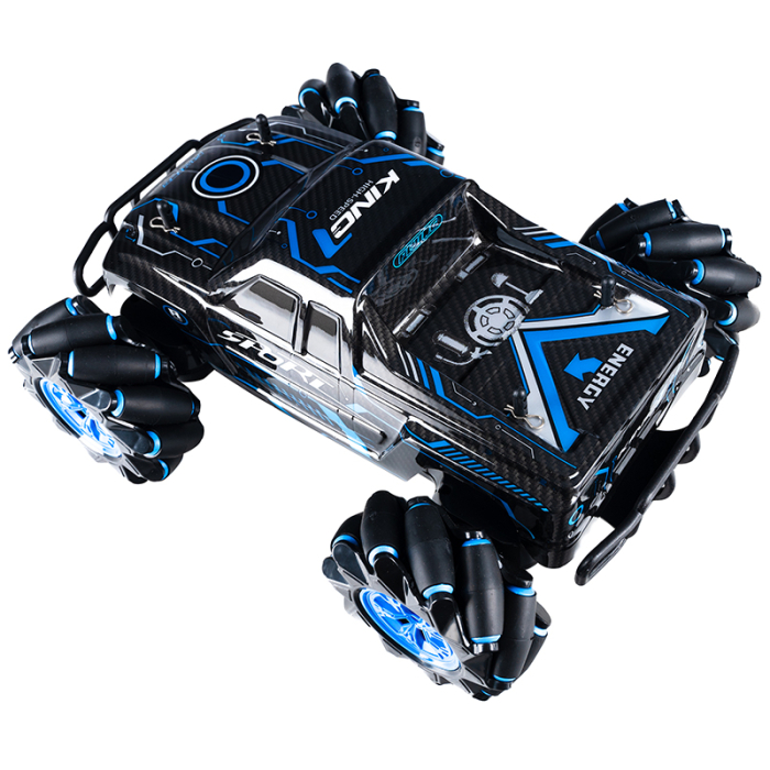 Masina teren 4x4 telecomandata role laterale drift gesturi, 27x22x13 cm, viteza 20 kmh, negru [6]