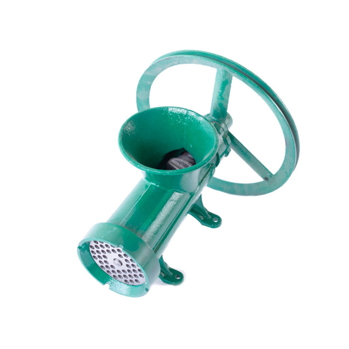 Masina tocat carne Micul Fermier din fonta, 1 sita, cu fulie [3]