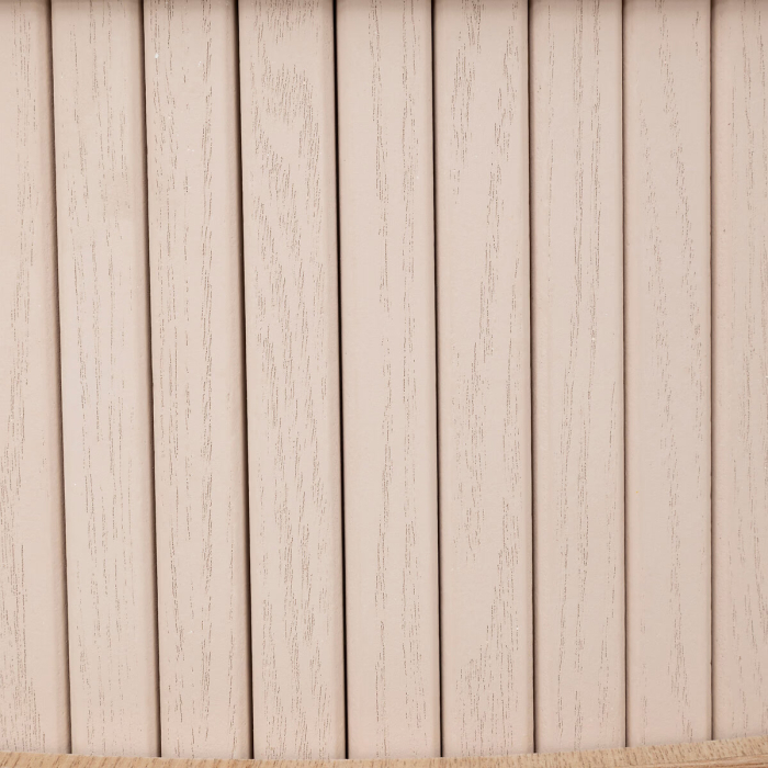 Masuta cafea rotunda Atmosphera Nysos cu usi glisante si raft, 60x40 cm, crem natur [6]