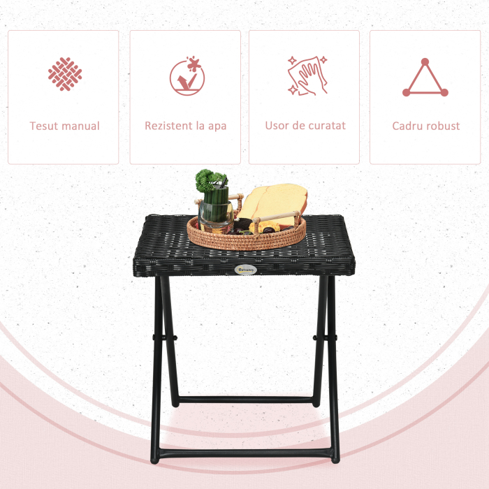  Masuta pentru Gradina Pliabila din Ratan Sintetic [5]