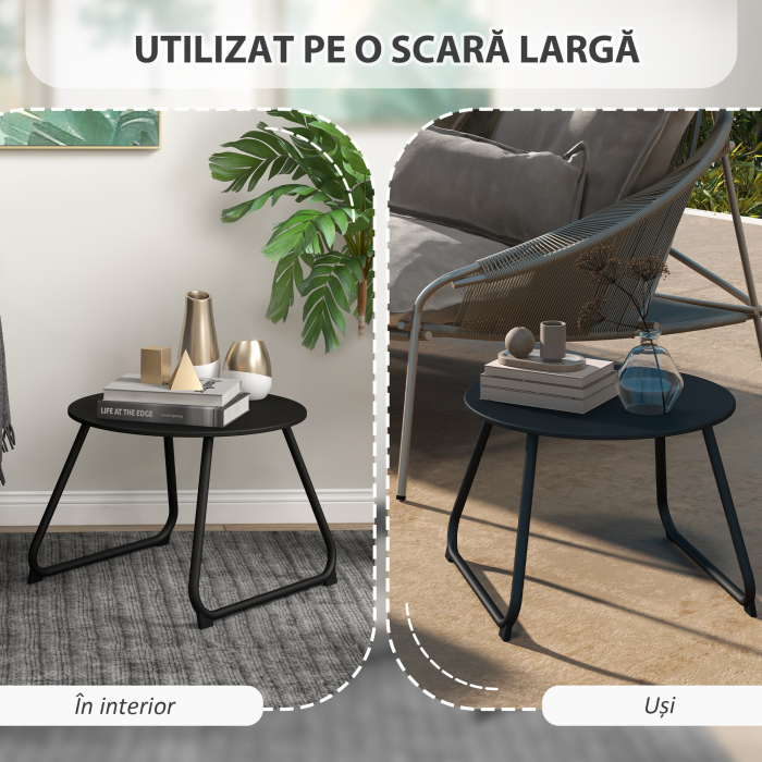  Masuta rotunda pentru terasa, Masuta laterala pentru ext [5]