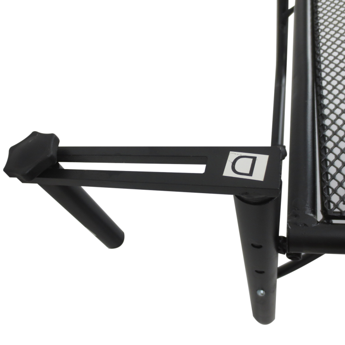  Masuta Suspendata Balcon Reglabila in inaltime, Fier Negru, 60x45x50 cm [9]