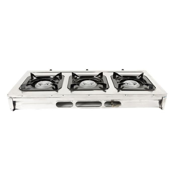Mini Aragaz Portabil Detoolz DZ-EI1009-G01, 8.4KW, 3 Ochiuri, Piezo [2]