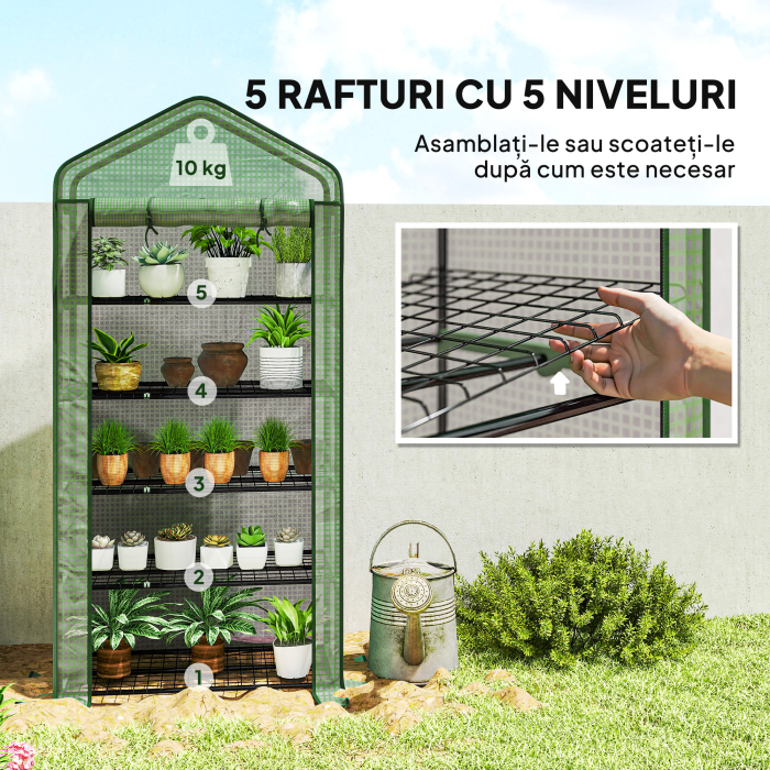  Minisera 5 Nivele - Portabila cu Husa Ranforsata & Usa Rulabila [5]