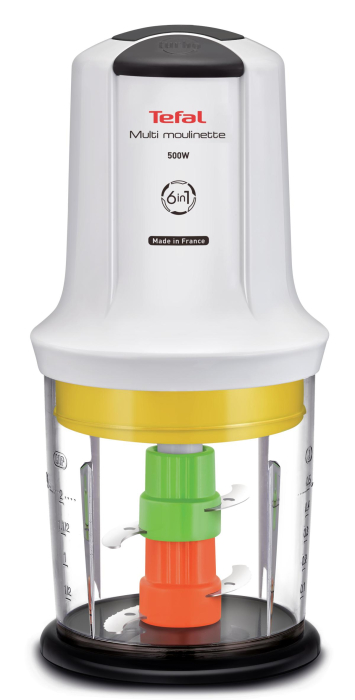Minitocator Multi Moulinette 6 in 1 MQ723138, 500 W, 6 functii, 4 lame, accesoriu sosuri, alb [3]