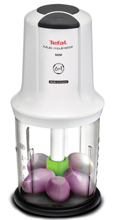 Minitocator Multi Moulinette 6 in 1 MQ723138, 500 W, 6 functii, 4 lame, accesoriu sosuri, alb [4]