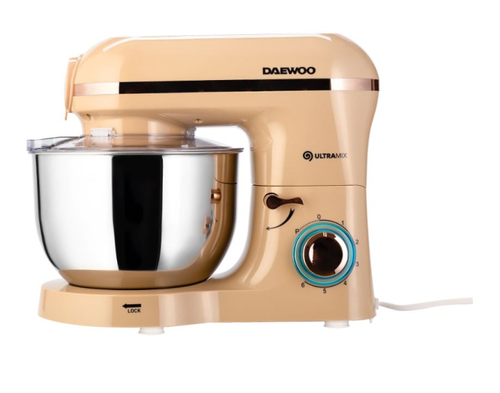 Mixer cu Daewoo DHM200MGC, bol, tip mixer mixer cu bol, putere w 2000, capacitate bol principal l 5.5, crem [3]