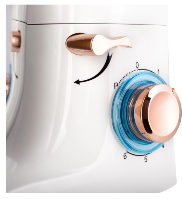 Mixer cu Daewoo DHM200MGW, bol, tip mixer mixer cu bol, putere w 2000, capacitate bol principal l 5.5, alb [7]