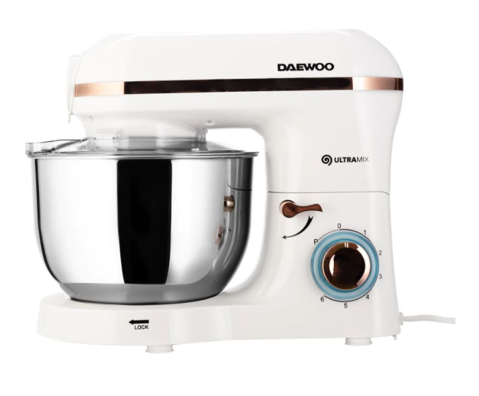 Mixer cu Daewoo DHM200MGW, bol, tip mixer mixer cu bol, putere w 2000, capacitate bol principal l 5.5, alb [3]