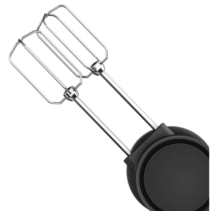 Mixer de mana BEKO HMM81504BX, 500W, 4 Trepte Viteza, Negru-Argintiu [4]
