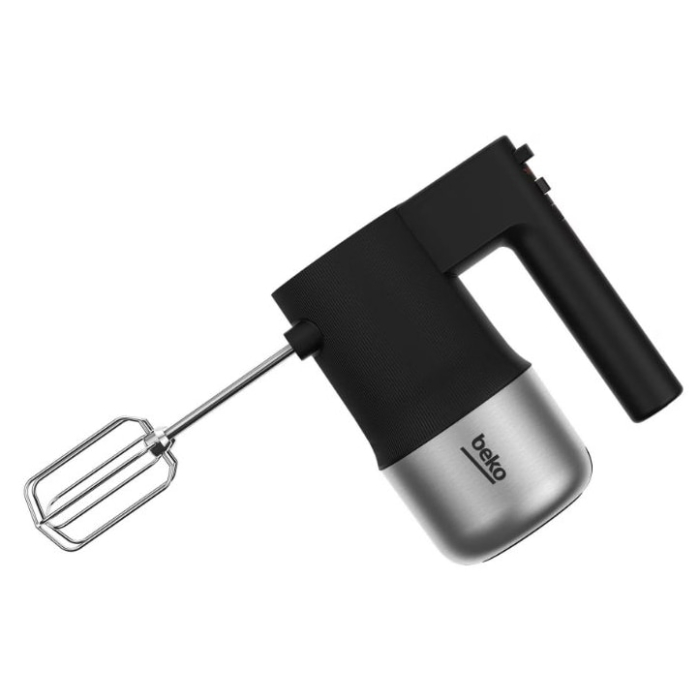 Mixer de mana BEKO HMM81504BX, 500W, 4 Trepte Viteza, Negru-Argintiu [6]