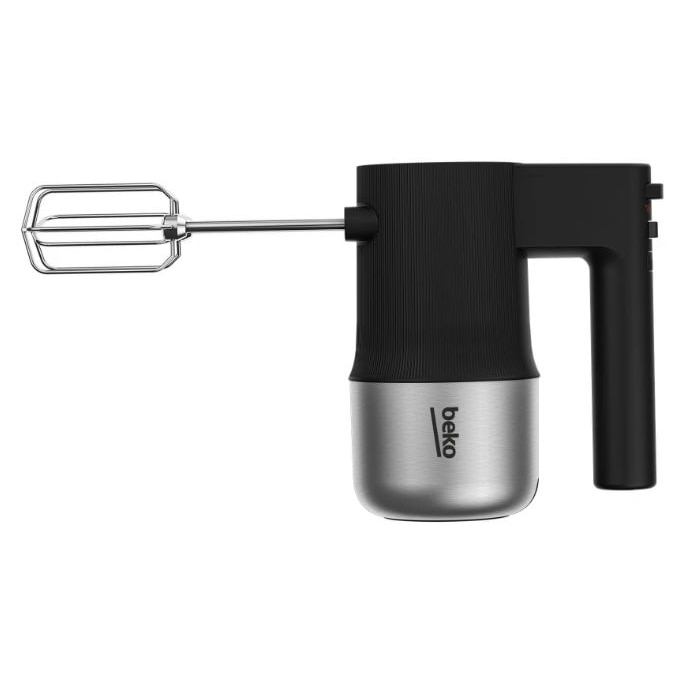 Mixer de mana BEKO HMM81504BX, 500W, 4 Trepte Viteza, Negru-Argintiu [3]
