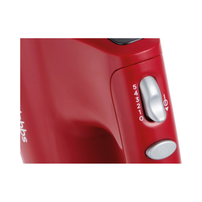 Mixer de mana Russell Hobbs 27150-56 Desire, 350W, 5 viteze + turbo, accesorii crom lavabile la masina de spalat vase, Rosu [4]