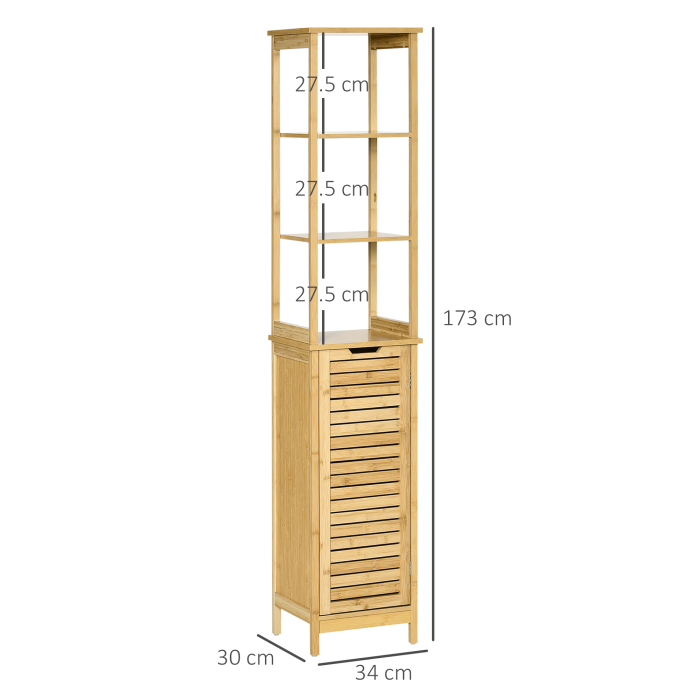  mobilier baie tip turn, lemn, 34x30x173 cm [3]