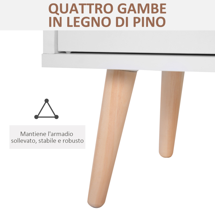  mobilier multifunctional, 80 x 29.5x96cm alb [6]