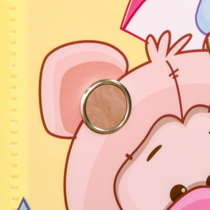  Mobilier pentru incaltaminte modular cu decor animalier, 8 cuburi din plastic PP si otel, 74x47x144cm, Roz [8]