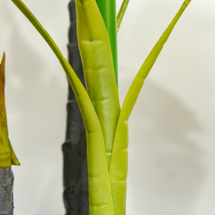  Monastera Planta Artificiala de Interior si Exterior, Planta Artificiala cu efect Realist cu 20 de Frunze, 120 cm [9]