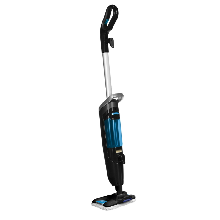 Mop cu abur Rowenta Steam Power RY6555WH, 1200W, 0.6L, filtru anticalcar, 3 setari de reglaj al aburului, Negru/Albastru [3]