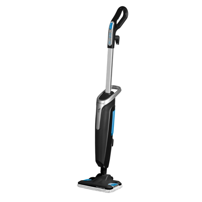 Mop cu abur Rowenta Steam Power RY6555WH, 1200W, 0.6L, filtru anticalcar, 3 setari de reglaj al aburului, Negru/Albastru [4]