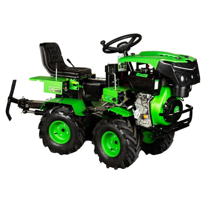 Motocultivator Ride-On Micul Fermier MF-MT1010-G01, 17CP, Capacitate Cilindrica 530 CC, Motor 4 Timpi, 4X4, 4 Viteze [2]