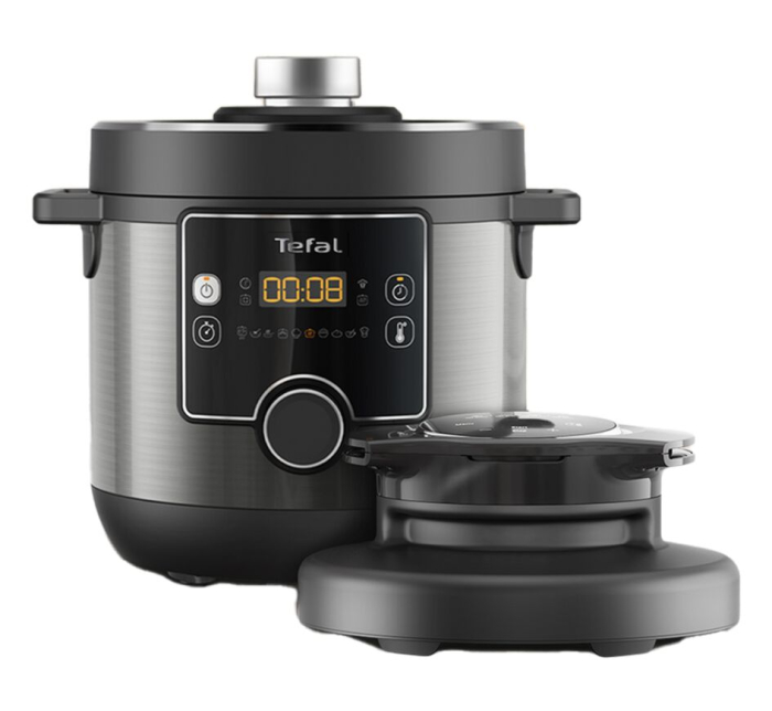 Multicooker cu gatire sub presiune Tefal Turbo Cuisine & Fry CY778830, accesoriu pentru prajit inclus,  aplicatie dedicata , 1200W, 7.6L, 15 program [5]