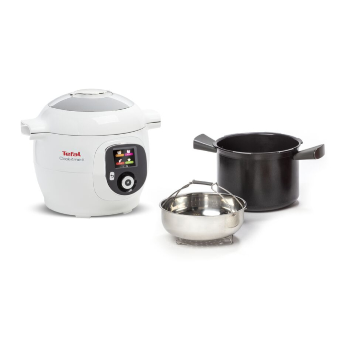 Multicooker inteligent cu gatire sub presiune Tefal Cook4Me+ CY851130, vas cu invelis ceramic antiaderent 6L, aparat de gatit sub presiune, aplicati [13]