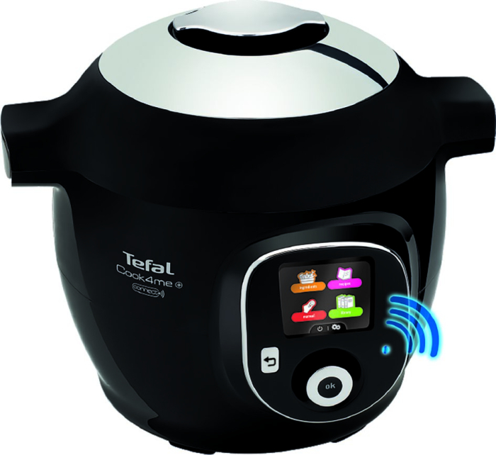 Multicooker inteligent Tefal Cook4Me+ Connect CY855830, aparat de gatit sub presiune cu conexiune bluethooth, vas cu invelis ceramic antiaderent 6L, [11]