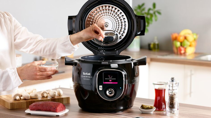 Multicooker inteligent Tefal Cook4Me+ Connect CY855830, aparat de gatit sub presiune cu conexiune bluethooth, vas cu invelis ceramic antiaderent 6L, [5]