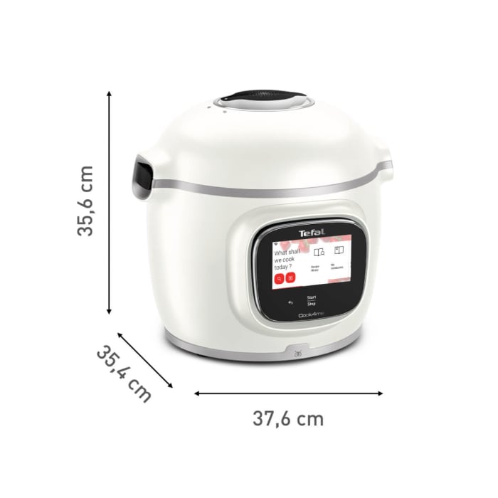 Multicooker inteligent Tefal Cook4me Touch Pro CY9441F2, 1600W, vas cu invelis ceramic antiaderent 6L, 13 programe de gatire, cantar integrat, 250 [16]