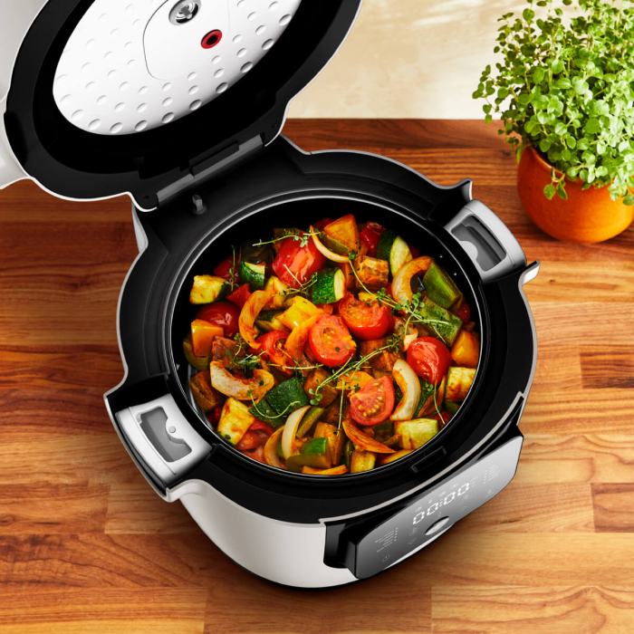 Multicooker Tefal Multicook Basic MY700BF0, 700W, 6 L, 10 programe de gatire, temperatura ajustabila, functie pastrare la cald, bol cu 2 manere, [6]