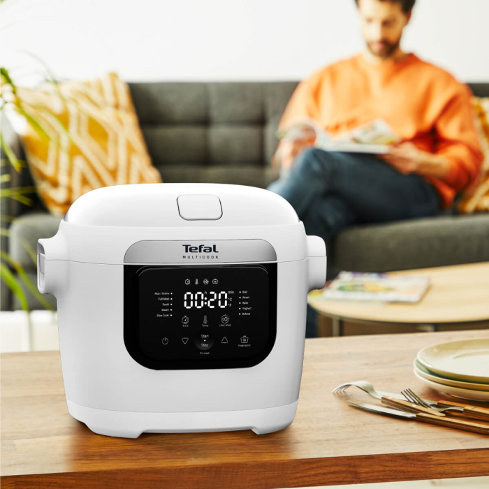 Multicooker Tefal Multicook Basic MY700BF0, 700W, 6 L, 10 programe de gatire, temperatura ajustabila, functie pastrare la cald, bol cu 2 manere, [4]