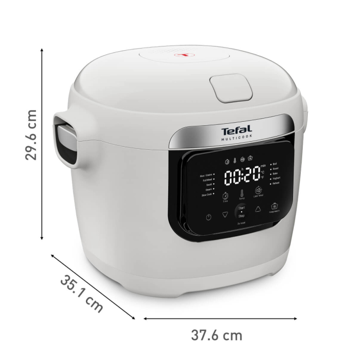 Multicooker Tefal Multicook Basic MY700BF0, 700W, 6 L, 10 programe de gatire, temperatura ajustabila, functie pastrare la cald, bol cu 2 manere, [8]