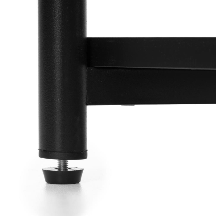 Noptiera cu 3 rafturi din PAL si cadru metalic, 35x31x59 cm, negru [7]