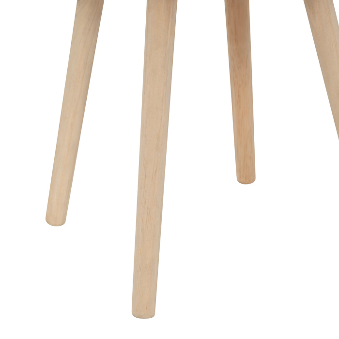 Noptiera rotunda Atmosphera Nysos cu 2 usi glisante si raft interior, 40x54 cm, crem natur [10]