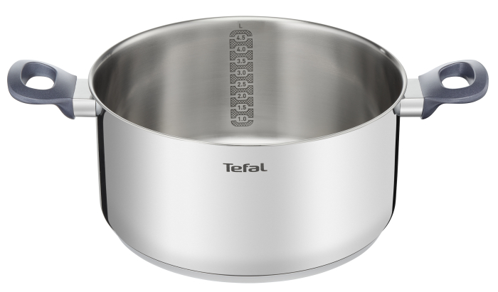 Oala Daily Cook G7124645, capacitate 5 L, gradatii, capac sticla, 24 cm, inox, argintiu [2]