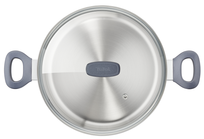 Oala Daily Cook G7124645, capacitate 5 L, gradatii, capac sticla, 24 cm, inox, argintiu [4]