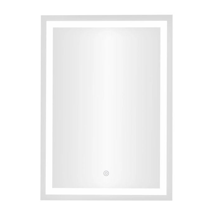 Oglinda baie LED dreptunghiulara cu functie anti-aburire, iluminare reglabila cu control tactil, 50x70 cm [9]