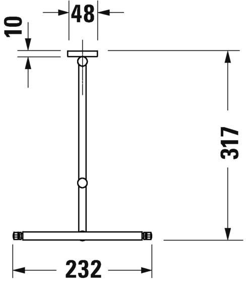Oglinda cosmetica Duravit 0099121000, D-Code, pivotanta, numar orificii instalare 2, tip instalare pe perete, crom [9]