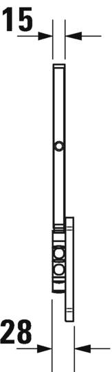 Oglinda cosmetica Duravit 0099121000, D-Code, pivotanta, numar orificii instalare 2, tip instalare pe perete, crom [10]