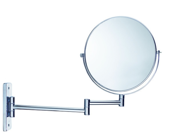 Oglinda cosmetica Duravit 0099121000, D-Code, pivotanta, numar orificii instalare 2, tip instalare pe perete, crom [3]