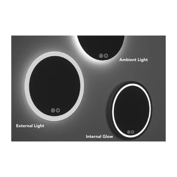 Oglinda cu iluminare si dezaburire Fluminia Calatrava Ambient 60 cm [4]