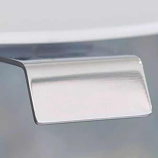 Oglinda extensibila cu iluminare LED Miior Moon 60 cm rama aluminiu mat [9]