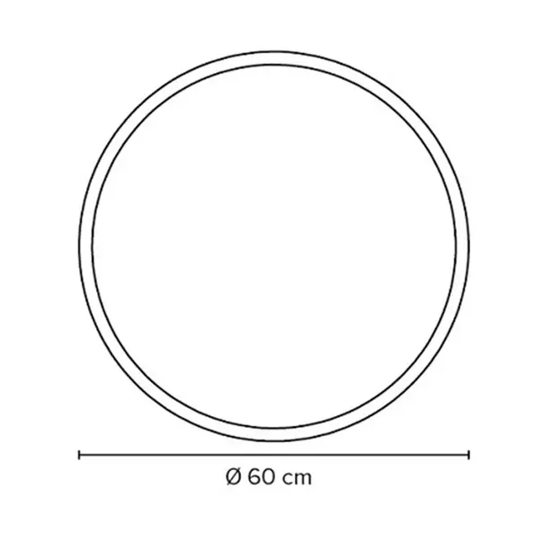 Oglinda extensibila cu iluminare LED Miior Moon 60 cm rama aluminiu mat [12]